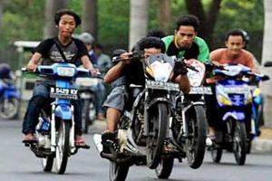 Tindak Pelanggar, Polres Malang Kota 'Panen' Motor