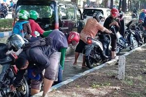  Pelintas Jalan Raya Juanda Sidoarjo Diimbau Jangan Nekat