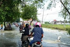 Banjir Rendam Puluhan Rumah di Kediri