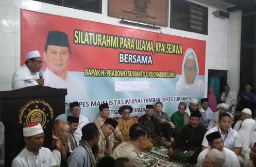 Jamaah Thoriqoh Syatoriyah Diinstruksikan Dukung Prabowo