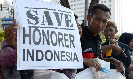 Ribuan Guru Honorer Nganjuk Surati Jokowi