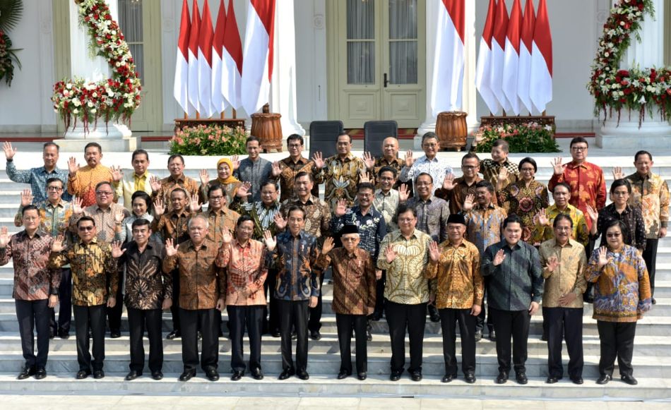Inilah Susunan Kabinet Indonesia Maju Jokowi-Ma'ruf
