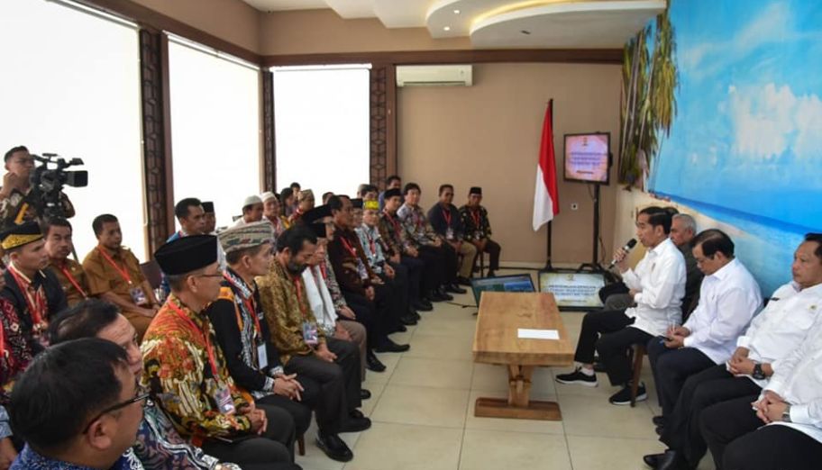 Pindah Ibu Kota, Jokowi ‘Kulo Nuwun’ ke Tokoh Masyarakat Kaltim