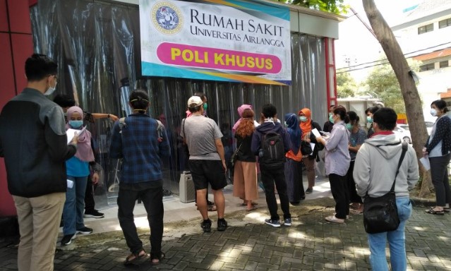 RSUA Surabaya Kewalahan Tangani Pasien Tes Covid-19