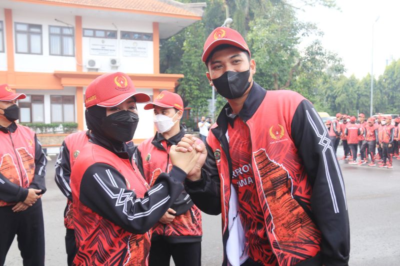 Bupati Mojokerto Lepas 221 Atlet Berlaga di Porprov Jatim 2022