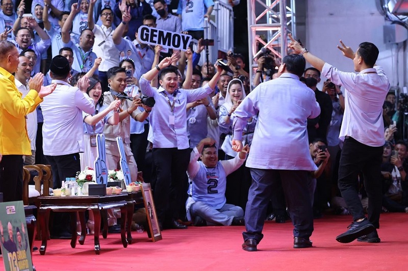 Citra gemoy Prabowo Lintur di Debat Perdana